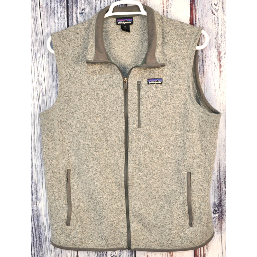 Patagonia Better Sweater Fleece Zip Up Vest Gray Men's Size Xtra Large